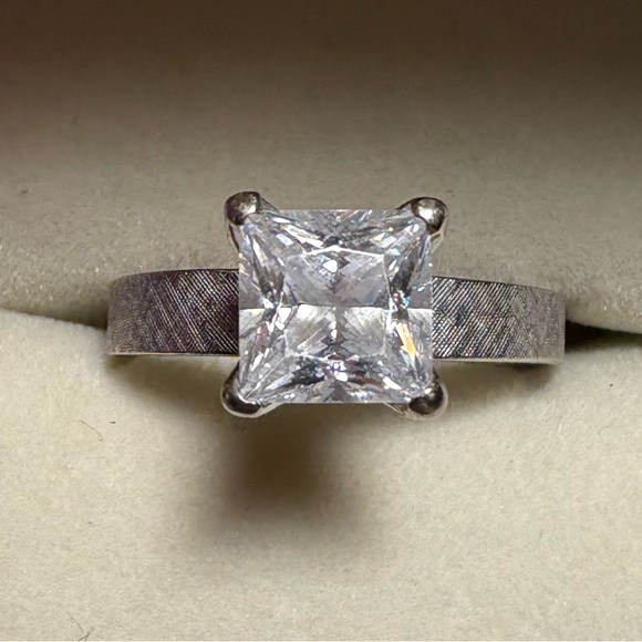 Vintage 14k white gold wedding set GORGEOUS!! - Picture 9 of 16